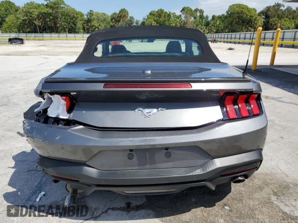 2024 Ford Mustang EcoBoost with VIN 1FAGP8UH1R5132733, listed as a Copart auction lot 52517845 with 19,070 mi miles and Clean Title. Bid and sale history available at carsss.com. Image 6.