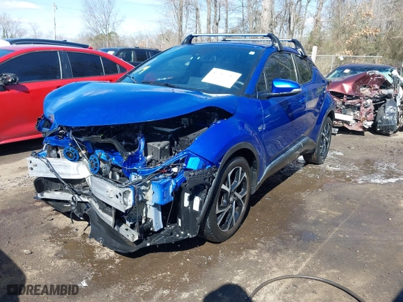 2019 Toyota C-HR XLE with VIN NMTKHMBX3KR094960, listed as a IAAI auction lot 41680584 with 88,586 mi miles. Bid and sale history available at carsss.com. Image 18.