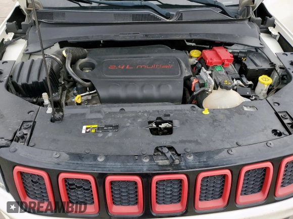 2020 Jeep Compass Trailhawk with VIN 3C4NJDDB3LT189398, listed as a Copart auction lot 59376995 with 75,674 mi miles and Salvage title. Bid and sale history available at DreamBid. Image 11.