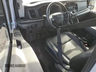 2022 Ford Transit Cargo with VIN 1FTBR1C88NKA45298, listed as a Copart auction lot 75496034 with Not Provided miles and Salvage Title. Bid and sale history available at DreamBid. Image 8.
