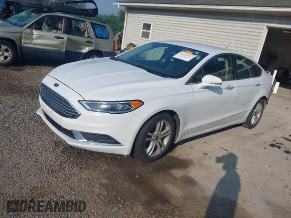 2018 Ford Fusion SE with VIN 3FA6P0HDXJR135927, listed as a IAAI auction lot 42645427 with 107,756 mi miles and . Bid and sale history available at DreamBid. Image 18.
