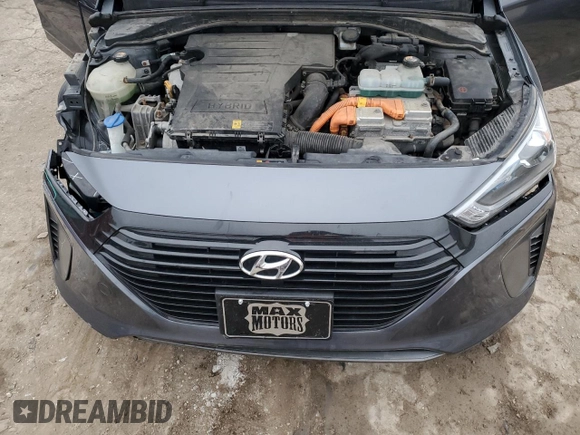 2019 Hyundai Ioniq Blue with VIN KMHC65LC8KU171620, listed as a Copart auction lot 43796755 with 151,479 mi miles and Salvage Title. Bid and sale history available at DreamBid. Image 11.