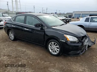 2015 Nissan Sentra S with VIN 3N1AB7AP8FY347998, listed as a Copart auction lot 51279745 with 68,149 mi miles and Salvage Title. Bid and sale history available at carsss.com. Image 4.