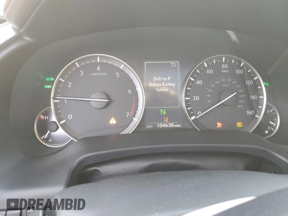 2018 Lexus RX with VIN JTJGZKCA0J2004007, listed as a Copart auction lot 50237595 with 104,630 mi miles and Salvage Title. Bid and sale history available at carsss.com. Image 9.