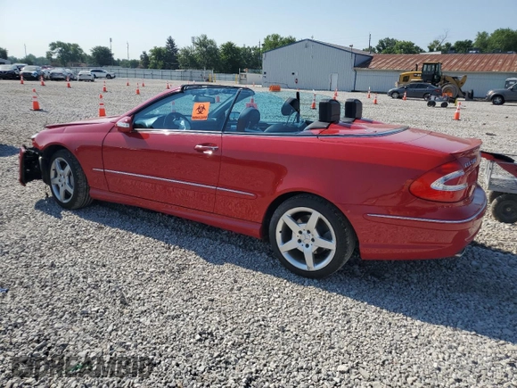 2005 Mercedes-Benz CLK 500 with VIN WDBTK75J65F148366, listed as a Copart auction lot 63041965 with Not provided miles and Salvage title. Bid and sale history available at DreamBid. Image 2.