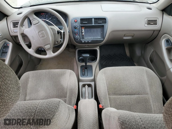 2000 Honda Civic LX with VIN 1HGEJ6677YL043935, listed as a Copart auction lot 56601325 with 163,195 mi miles and Clean Title. Bid and sale history available at DreamBid. Image 8.