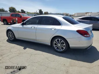 2016 Mercedes-Benz C 300 with VIN 55SWF4JB6GU144159, listed as a Copart auction lot 57174505 with 84,837 mi miles and Salvage title. Bid and sale history available at DreamBid. Image 2.