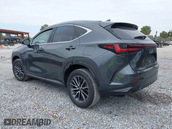 2022 Lexus NX with VIN 2T2AKCEZ1NC001321, listed as a IAAI auction lot 41945716 with 27,396 mi miles. Bid and sale history available at carsss.com. Image 3.