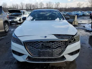 2020 Genesis G80 3.3T Sport with VIN KMTFN4JB1LU329758, listed as a Copart auction lot 82961014 with 102,043 mi miles and Salvage Title. Bid and sale history available at carsss.com. Image 5.
