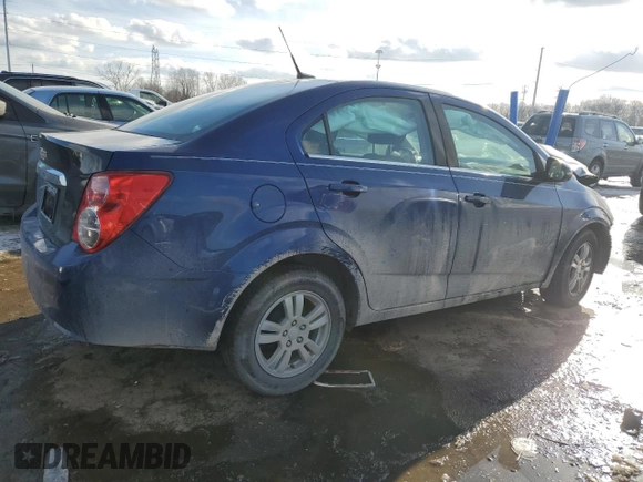 2013 Chevrolet Sonic LT with VIN 1G1JC5SB6D4252737, listed as a Copart auction lot 44770305 with 163,144 mi miles and Clean Title. Bid and sale history available at DreamBid. Image 3.