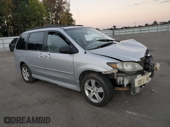 2004 Mazda MPV ES z VIN JM3LW28J840515765, wystawiony jako Copart lot #79441054 z przebiegiem 282 466 mil mil oraz Szkoda całkowita • Salvage title. Historia ofert i sprzedaży dostępna na DreamBid. Obrazek 4.