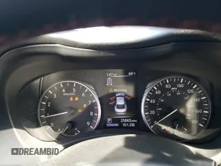 2020 Infiniti Q50 Red Sport 400 with VIN JN1FV7AP9LM630521, listed as a Copart auction lot 45951955 with 25,865 mi miles and Salvage title. Bid and sale history available at DreamBid. Image 9.