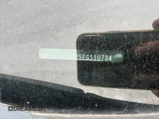 2014 Kia Sorento EX with VIN 5XYKU4A75EG510734, listed as a Copart auction lot 62927005 with 151,000 mi miles and Clean title. Bid and sale history available at DreamBid. Image 10.