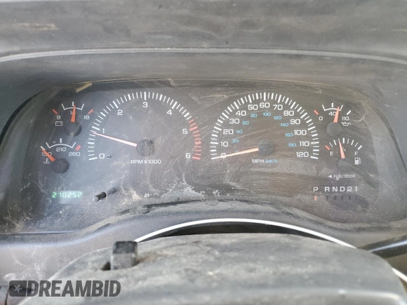 1999 Dodge Dakota SLT with VIN 1B7GL22X5XS321879, listed as a Copart auction lot 84015834 with 210,252 mi miles and Salvage Title. Bid and sale history available at carsss.com. Image 9.