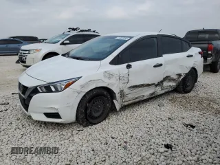 2022 Nissan Versa S with VIN 3N1CN8DVXNL832476, listed as a Copart auction lot 51307035 with 46,935 mi miles and Salvage title. Bid and sale history available at DreamBid. Image 1.