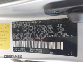 2008 Toyota Highlander Hybrid with VIN JTEEW41A082008629, listed as a IAAI auction lot 41958264 with 187,934 mi miles. Bid and sale history available at carsss.com. Image 9.