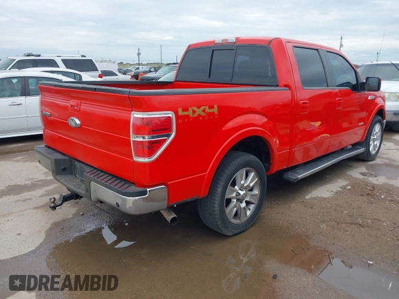 2012 Ford F-150 XL with VIN 1FTFW1CT7CKD81861, listed as a IAAI auction lot 41891847 with 116,262 mi miles. Bid and sale history available at carsss.com. Image 4.