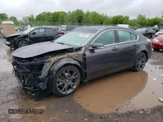 2013 Acura TL Advance z VIN 19UUA9F72DA005368, wystawiony jako Copart lot #54380954 z przebiegiem 118 308 mil mil oraz Szkoda całkowita • Salvage title. Historia ofert i sprzedaży dostępna na DreamBid. Obrazek 1.