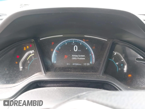 2020 Honda Civic LX z VIN 19XFC2F68LE001482, wystawiony jako IAAI lot #41484428 z przebiegiem 97 604 mil mil oraz . Historia ofert i sprzedaży dostępna na DreamBid. Obrazek 7.