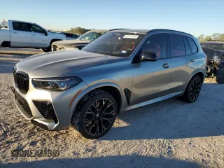 2022 BMW X5 M with VIN 5YMJU0C06N9L96885, listed as a Copart auction lot 80742314 with 13,324 mi miles and Salvage Title. Bid and sale history available at carsss.com. Image 1.