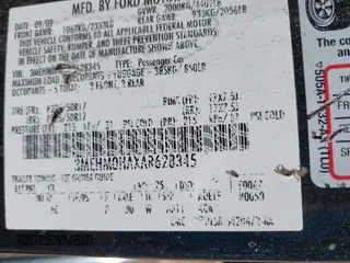 2010 Mercury Milan z VIN 3MEHM0HAXAR628345, wystawiony jako IAAI lot #42031713 z przebiegiem 241 285 mil mil oraz . Historia ofert i sprzedaży dostępna na DreamBid. Obrazek 9.