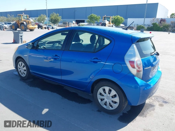 2012 Toyota Prius One with VIN JTDKDTB34C1028582, listed as a IAAI auction lot 42195119 with 137,256 mi miles and . Bid and sale history available at DreamBid. Image 3.