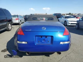 2006 Nissan 350Z Touring with VIN JN1AZ36A36M450628, listed as a Copart auction lot 75018954 with 76,763 mi miles and Salvage Title. Bid and sale history available at carsss.com. Image 6.