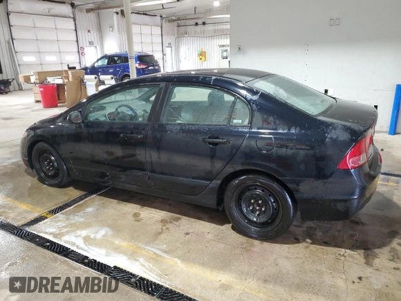 2008 Honda Civic LX with VIN 1HGFA16548L025026, listed as a Copart auction lot 53127385 with 178,182 mi miles and Salvage Title. Bid and sale history available at DreamBid. Image 2.
