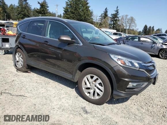 2015 Honda CR-V EX-L with VIN 2HKRM4H77FH652954, listed as a Copart auction lot 54355975 with 66,308 mi miles and Salvage Title. Bid and sale history available at carsss.com. Image 4.