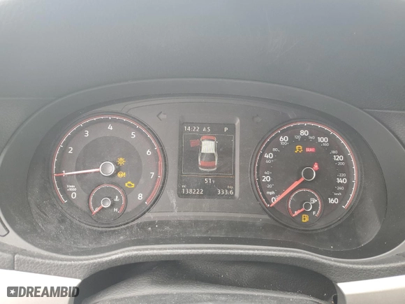 2021 Volkswagen Passat 2.0T SE with VIN 1VWSA7A31MC014109, listed as a Copart auction lot 48856835 with 138,222 mi miles and Salvage Title. Bid and sale history available at carsss.com. Image 9.