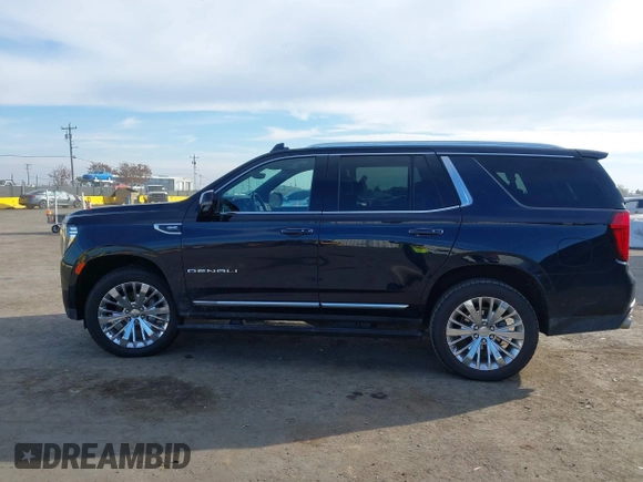 2021 GMC Yukon Denali with VIN 1GKS2DKL5MR144814, listed as a IAAI auction lot 40984358 with 1 mi miles. Bid and sale history available at carsss.com. Image 14.