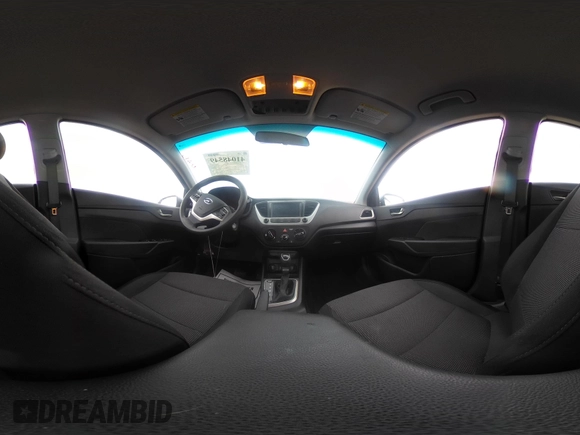 2019 Hyundai Accent SE with VIN 3KPC24A39KE055659, listed as a IAAI auction lot 41048549 with 57,101 mi miles. Bid and sale history available at carsss.com. Image 18.