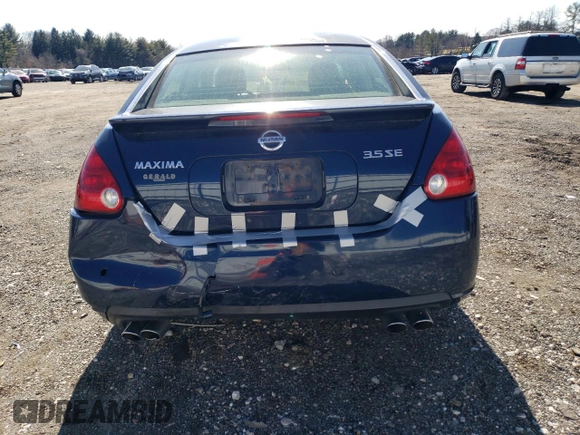 2007 Nissan Maxima 3.5 SE with VIN 1N4BA41E07C827776, listed as a Copart auction lot 86473474 with 167,047 mi miles and Salvage Title. Bid and sale history available at carsss.com. Image 6.