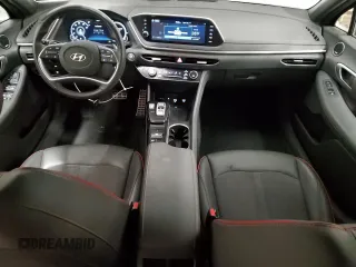 2021 Hyundai Sonata SEL Plus with VIN 5NPEJ4J26MH062604, listed as a Copart auction lot 45585325 with 39,569 mi miles and Salvage Title. Bid and sale history available at DreamBid. Image 8.
