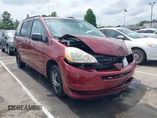 2005 Toyota Sienna CE with VIN 5TDZA23C05S356510, listed as a IAAI auction lot 42127008 with 220,007 mi miles and . Bid and sale history available at DreamBid. Image 1.