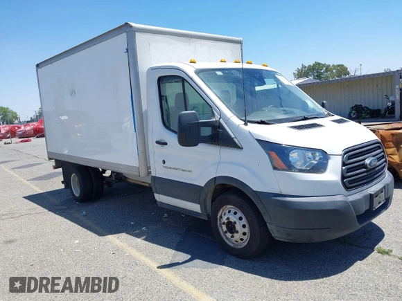 2019 Ford Transit with VIN 1FDBF8ZM7KKA38548, listed as a IAAI auction lot 42251683 with 115,163 mi miles and . Bid and sale history available at DreamBid. Image 1.