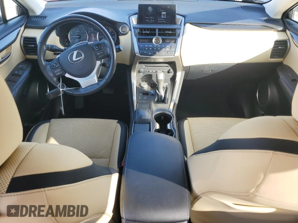 2015 Lexus NX 200t with VIN JTJYARBZXF2005295, listed as a Copart auction lot 64029755 with 34,784 mi miles and Salvage title. Bid and sale history available at DreamBid. Image 8.
