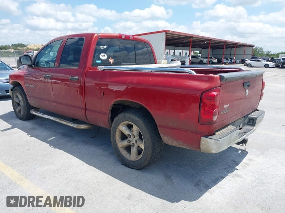 2007 Dodge 1500 SLT with VIN 1D7HA18247S238241, listed as a IAAI auction lot 42111324 with 257,729 mi miles and . Bid and sale history available at carsss.com. Image 3.