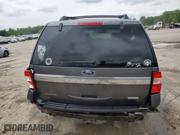 2017 Ford Expedition Max Limited с VIN 1FMJK2AT8HEA66082, выставлен на аукционе Copart как лот 59037665 с пробегом 75 417 миль миль и Списание • Salvage title. История ставок и продаж доступна на DreamBid. Изображение 6.