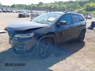 2019 Jeep Cherokee Latitude Plus with VIN 1C4PJMLB3KD375361, listed as a IAAI auction lot 42654334 with 84,373 mi miles and . Bid and sale history available at DreamBid. Image 2.