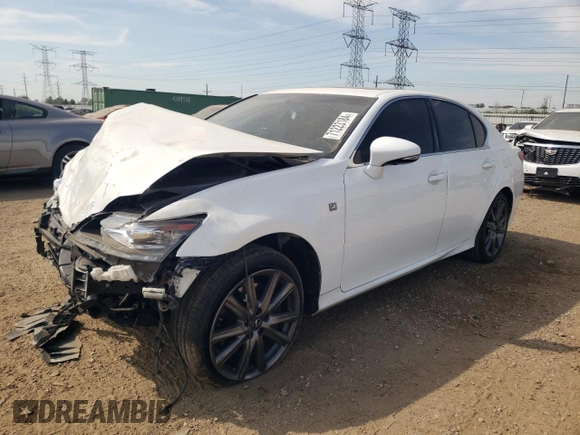 2015 Lexus GS 350 with VIN JTHCE1BL5FA004705, listed as a Copart auction lot 71223184 with 123,671 mi miles and Salvage Title. Bid and sale history available at DreamBid. Image 1.