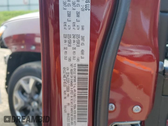 2020 Jeep Compass Limited z VIN 3C4NJDCB7LT193830, wystawiony jako Copart lot #60844545 z przebiegiem 42 634 mil mil oraz Szkoda całkowita • Salvage title. Historia ofert i sprzedaży dostępna na DreamBid. Obrazek 14.