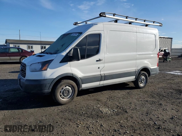 2018 Ford Transit with VIN 1FTYR1CM7JKA56794, listed as a Copart auction lot 49447395 with 123,088 mi miles and Salvage Title. Bid and sale history available at DreamBid. Image 1.