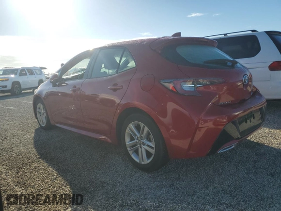 2021 Toyota Corolla Hatchback SE with VIN JTND4MBE7M3137782, listed as a Copart auction lot 74351024 with 32,593 mi miles and Non Repairable. Bid and sale history available at carsss.com. Image 2.
