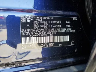 2024 Toyota Venza LE with VIN JTEAAAAH0RJ170289, listed as a Copart auction lot 62914254 with 1,303 mi miles and Salvage Title. Bid and sale history available at carsss.com. Image 14.