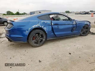 2023 Ford Mustang GT with VIN 1FA6P8CF9P5301583, listed as a Copart auction lot 57596535 with 19,916 mi miles and Salvage title. Bid and sale history available at DreamBid. Image 3.