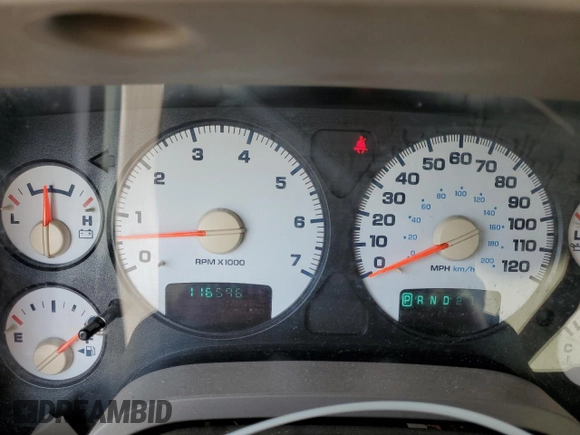 2002 Dodge 1500 with VIN 1D7HA18N52J258846, listed as a Copart auction lot 46193895 with 116,596 mi miles and Salvage Title. Bid and sale history available at DreamBid. Image 9.