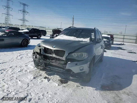 2009 BMW X5 30i with VIN 5UXFE43579L263414, listed as a Copart auction lot 45586865 with 156,118 mi miles and Salvage Title. Bid and sale history available at carsss.com. Image 10.
