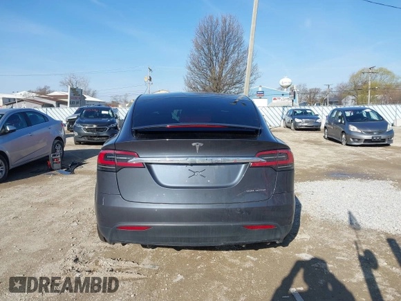 2020 Tesla Model X Long Range with VIN 5YJXCBE2XLF230629, listed as a IAAI auction lot 41925961 with 35,979 mi miles. Bid and sale history available at carsss.com. Image 16.