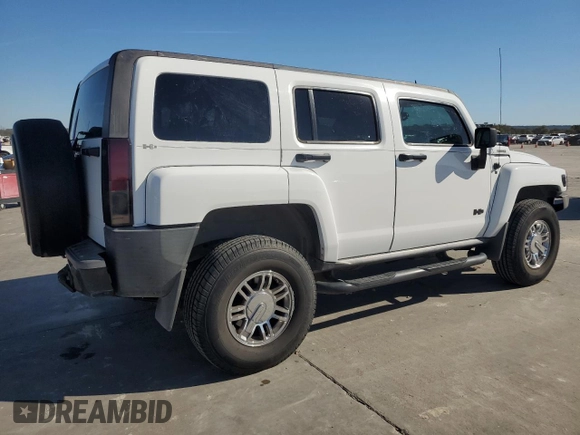 2007 Hummer H3 SUV with VIN 5GTDN13E378177422, listed as a Copart auction lot 79752314 with 163,749 mi miles and Salvage Title. Bid and sale history available at carsss.com. Image 3.